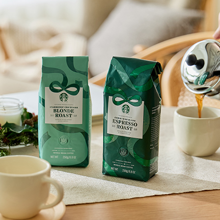 [季節のコーヒー] スターバックス® クリスマス ブロンド ロースト / スターバックス® クリスマス ブレンド エスプレッソ ロースト