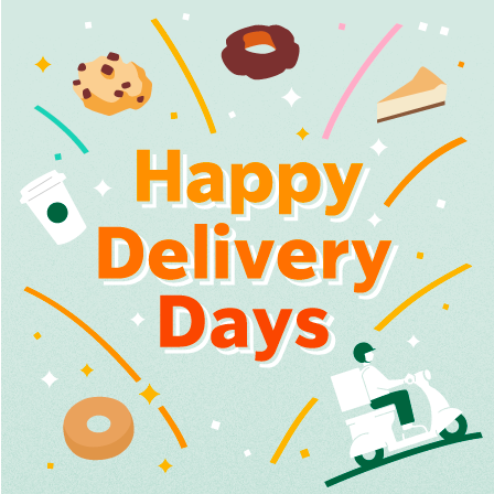 [3.12(Thu)まで] スターバックス公式デリバリーサービスで1,500円以上ご注文いただいた方全員に200円のeTicketをプレゼント。