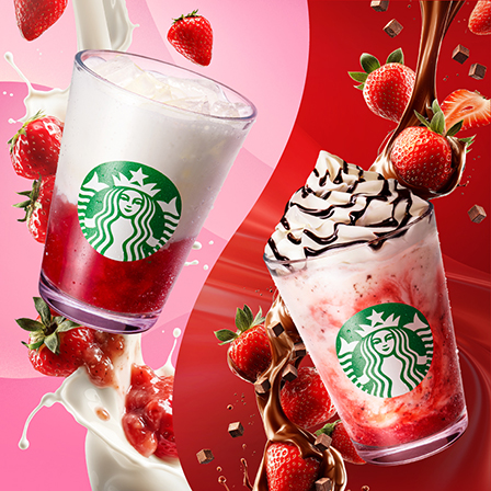 [新商品情報] ごろっと イチゴ ミルク / イチゴ チョコレート フラペチーノ®