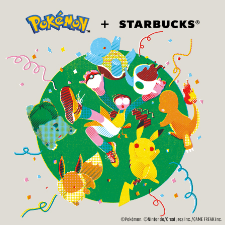 [9.30(Wed)～] Pokémonコラボレーションのビバレッジやグッズが登場。